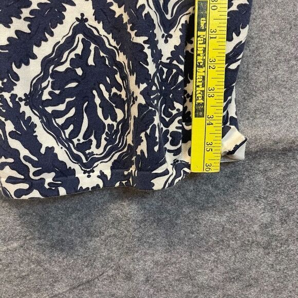 LILLY PULITZER Dress Supima Cotton Small Blue White Ophelia Onyx Reef Madness - Picture 10 of 15
